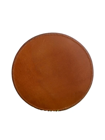 Bote de basura/bota de papel de desecho/bota de cuero tostado STG cilíndrico redondo Foto 4 de 4