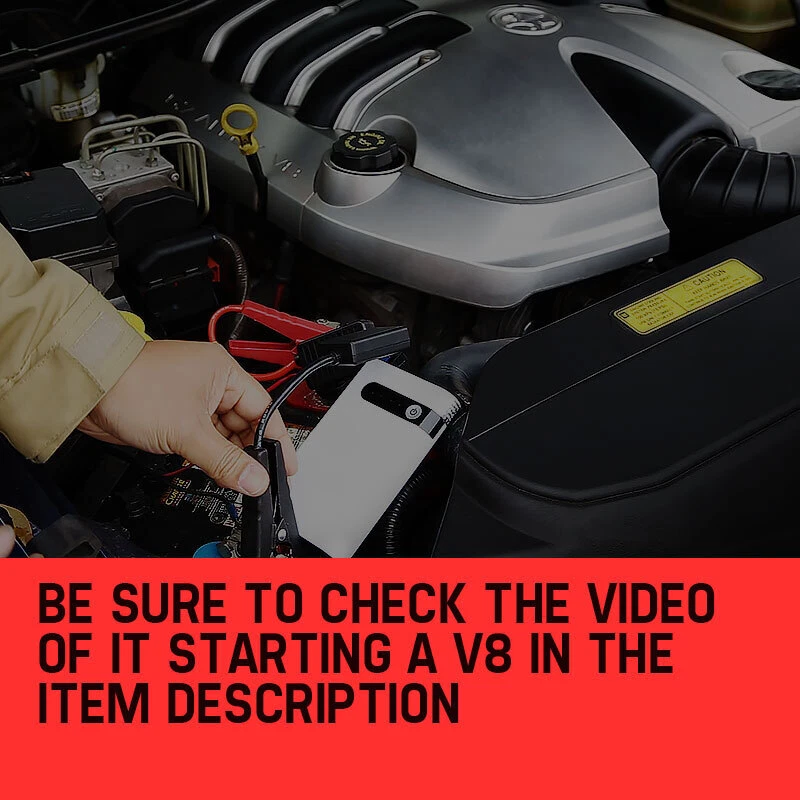 Portable jump starter for v8 engines deals