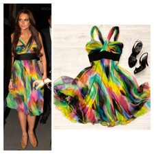 🆓US🛃 Dolce & Gabbana multicolor silk chiffon Dress IT 40