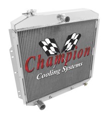 Atom 2 Row 1 Tubes Radiator For 1953 - 1956 Ford Truck V6 V8 Engine Ae5356