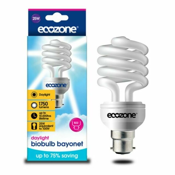 Ecozone BB15 25W Fitting B22 Daylight Bulb for sale online eBay