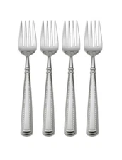 Oneida Couplet Set of 4 Salad Forks 7 3/8" Quality 18/10 Stainless