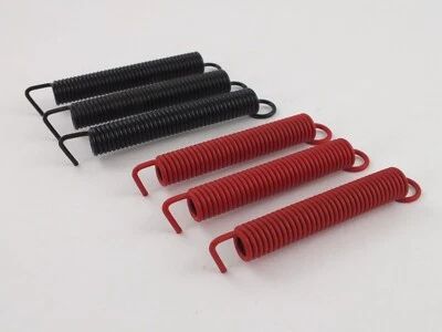 GUITARS ELECTRIC Muelles de trémolo silenciosos para Floyd Rose 3 rojos de alta tensión o 3 negros normales