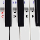 Piano Stickers for 49 / 61/ 76 / 88 Key Keyboards  