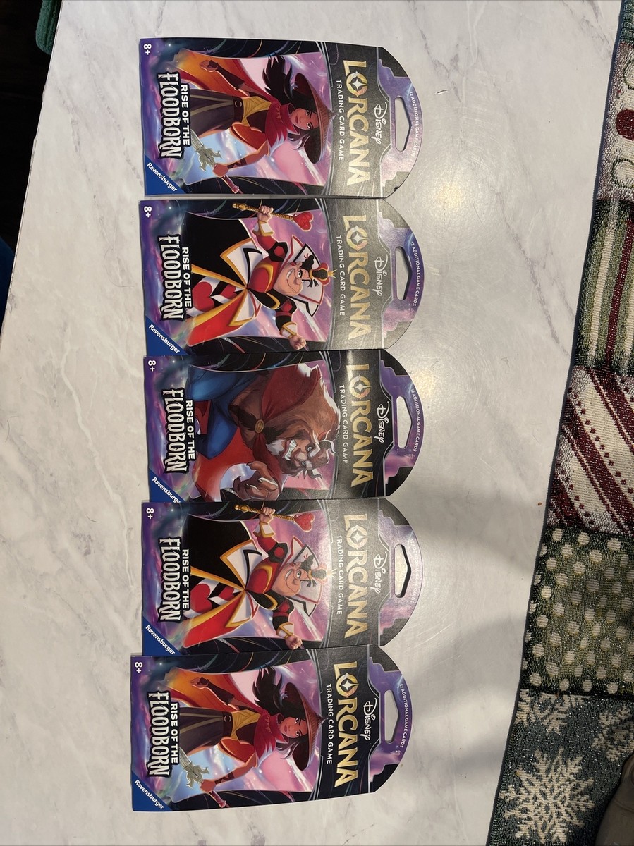 DISNEY LORCANA Chapter 2 RISE OF THE FLOODBORN Booster Pack (Qty. 5)