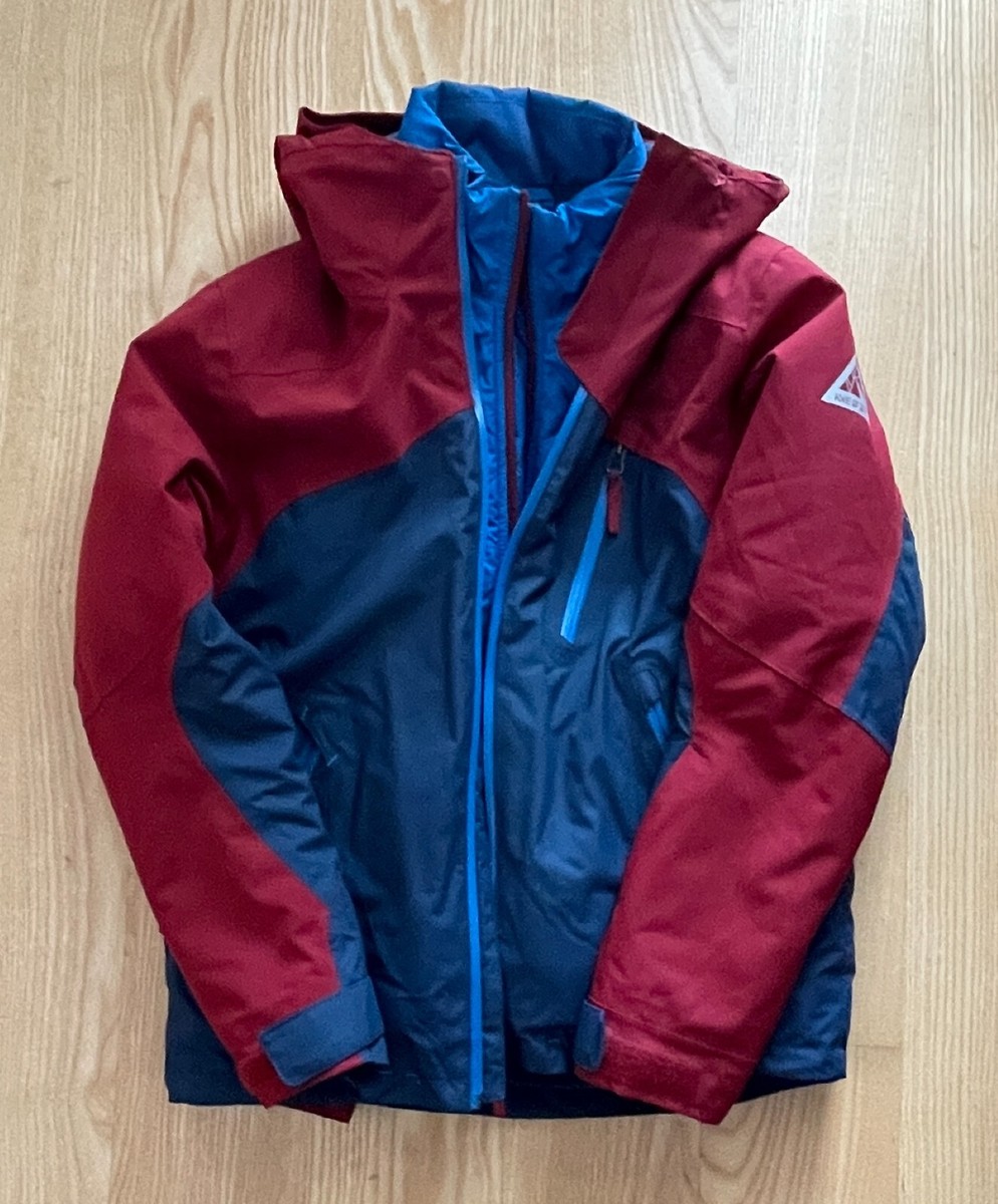 Decathlon Three In One Coats Men 3-in-1 Warm Waterproof Jacket