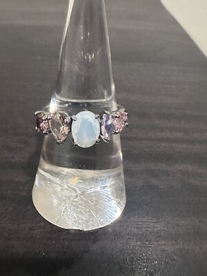 Bomb Party Ring Size 7 Rbp8198 Strike A Pose Array Of LC Stones , Hematite