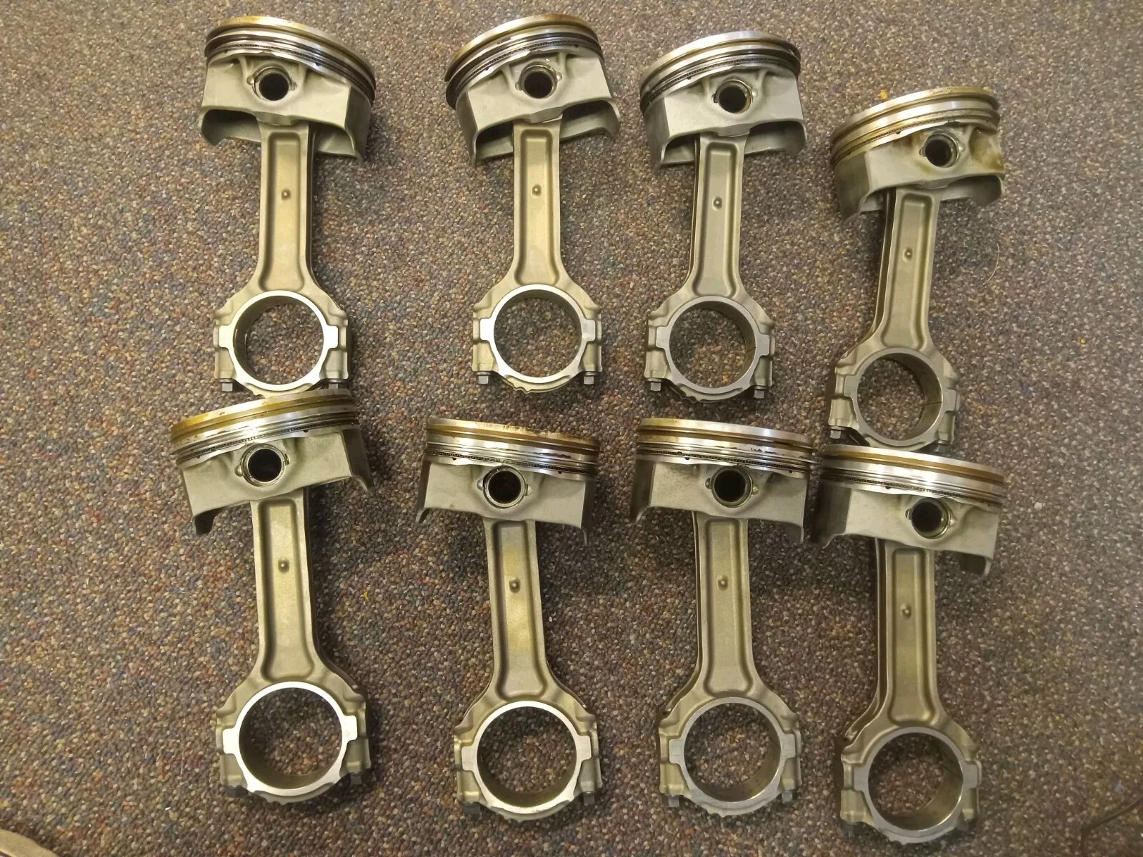(8) C7 CORVETTE Z06 CAMARO ZL1 LT4 CONNECTING RODS AND PISTONS eBay