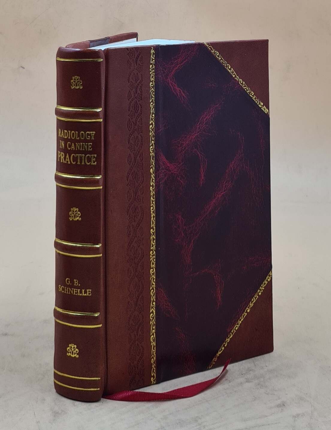 Radiology In Canine Practice; A Text On Applied Radiography And [Leather Bound]