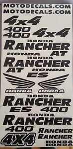  Sticker  Emblem  Decal  Graphics Kit  for Honda 400 Rancher 