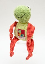 SIGIKID Flip Flap Frosch grün Stofftier Greifling Quietsche 47570