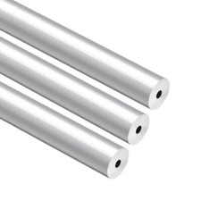 3 x Aluminium-Rundrohr, 300 mm L&auml;nge, 12 mm AD, 3 mm ID, nahtloses Rohr.