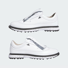 New adidas MC87 BOA Golf Shoes - Cloud White/Iron Metallic/Core Black IH4819