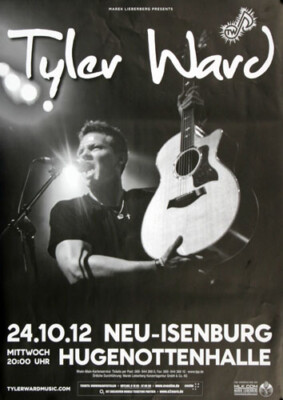 Tyler Ward - Foster The People , Frankfurt 2012 | Konzertplakat | Poster