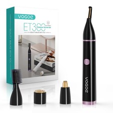 VOGOE Eyebrow Trimmer for Women, 3-in-1 Electric Razor  Facial Black
