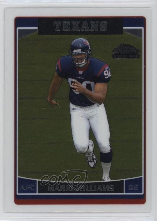 2006 Topps Chrome Mario Williams #256 0l1