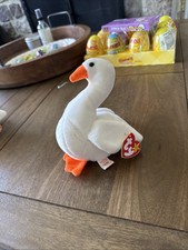 Ty Beanie Babies Gracie the Swan DOB June 17, 1996 MWMT Free Shipping