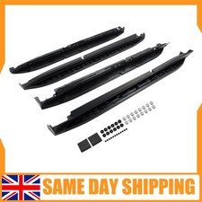 Side Steps For Mercedes Benz ML GLE W166 12-19 100% FIT Aluminium All Black