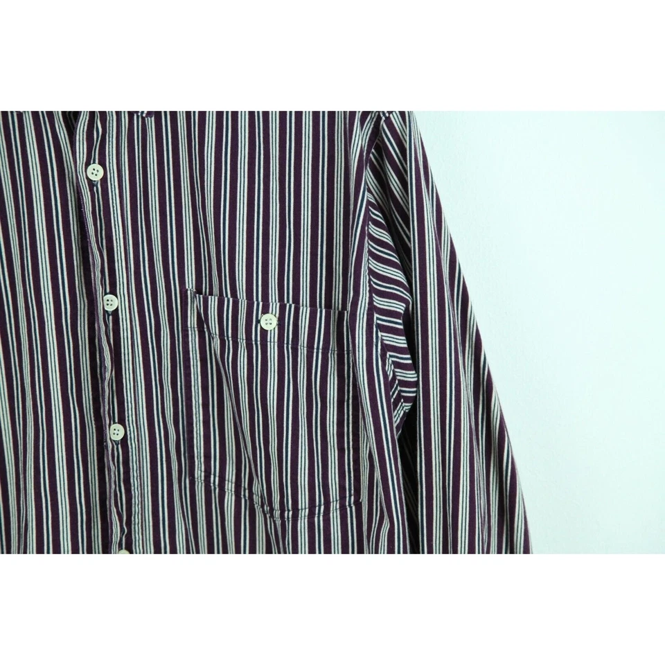 Camisa De Colección Para Hombre Grande Con Botones Años 90 Papá Normcore Preppy Dark Academia Foto 3 de 4