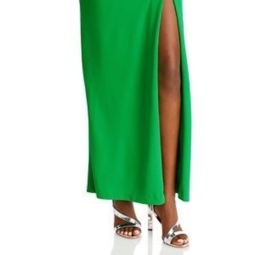 AQUA Cutout Crepe Gown Size 0 - Picture 6 of 9