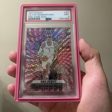 2023 PSA 9 Mosaic Fotl Pink Swirl Victor Wembanyama /18