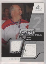 2008-09 SP Game Used Edition Authentic Fabrics Dual Billy Smith #AF-BS HOF 4f5