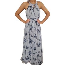 MARCHESA NOTTE Bridesmaid Open Back Maxi Dress size 6