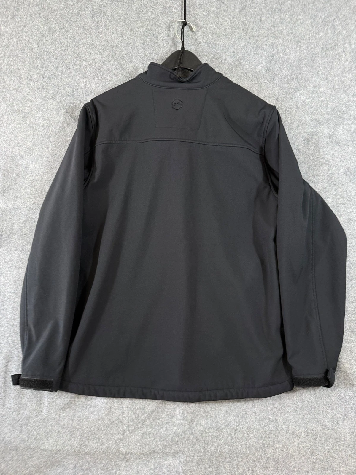 Magellan Softshell Jacket Mens M Black Fleece Lined Classic Fit Full Zip Stretch image 11