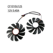 For XFX RX 580/RX 590 Graphics Card Cooling Fan CF1010U12S Two fans