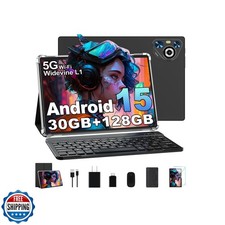 Android 15 Tablet, 30GB RAM  128GB ROM 1TB TF, 2025 Tablet with