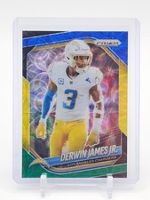 DERWIN JAMES JR 2025 PANINI PRIZM NO HUDDLE #241 LOS ANGELES CHARGERS Q5384