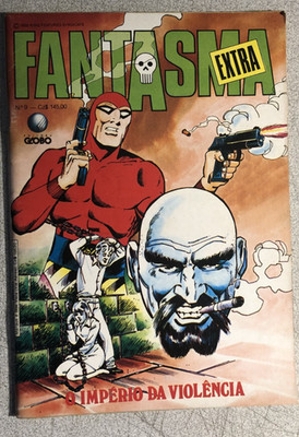 THE PHANTOM #9 (1988 Brazil) Portuguese language smaller comic book FINE+