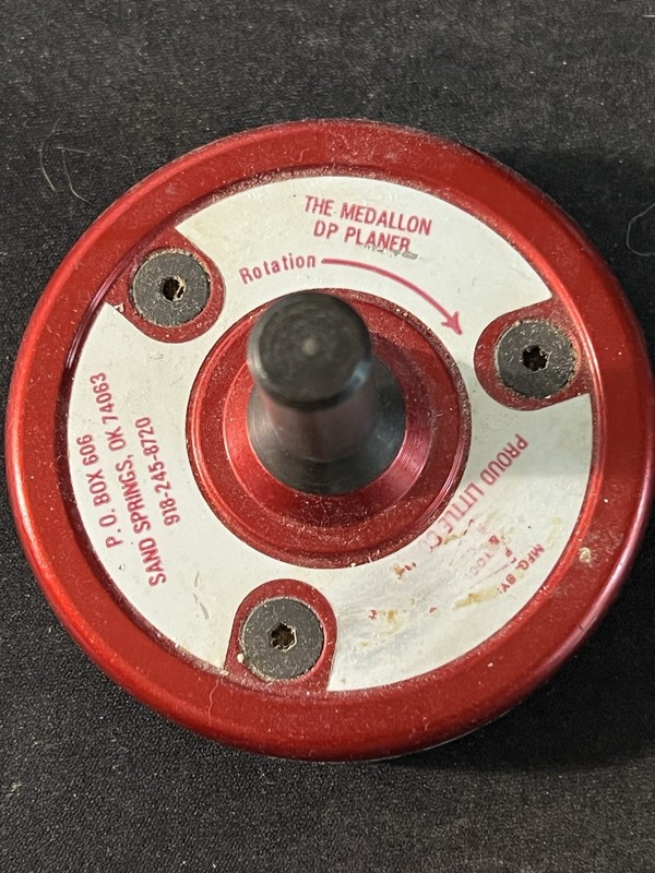 The Medallon DP Planer 3.125”DIA. 1/2” Shank