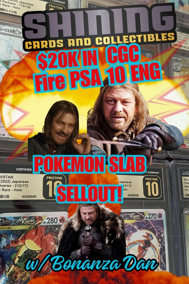Pokémon Slabs!! Sudden Death Slab Show w/ Bonanza Dan