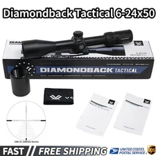 Vortex Diamondback Tactical 6-24x50mm EBR-2C MRAD Reticle FFP Riflescope 30 Tube