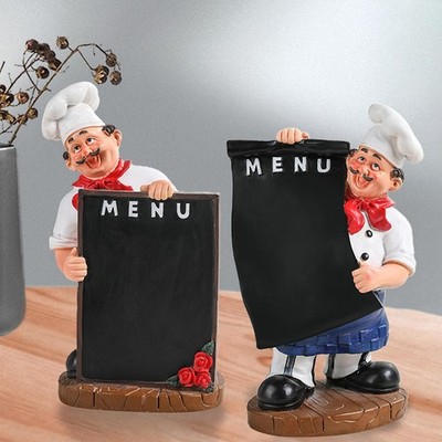 Chef Statue Skulptur Chef Figur Ornament für Esszimmer Restaurant