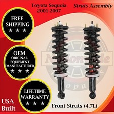 Monroe Oem Front Struts For 2001-2007 Toyota Sequoia 4.7l Lifetime Warranty