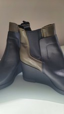 Miista Ankle Wedge Boots Size 40 In Excellent Condition Never Worn