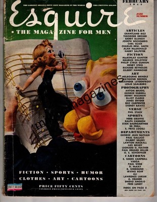 1945 Esquire February - Jazz Ballot; In Chicago they do it different; Basketball
