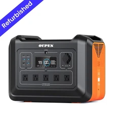 OUPES 2232Wh Portable Power Station 2400W Solar Generator LiFePO4 Battery