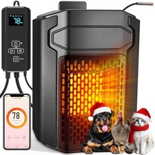 Dog House Heater with Thermostat  Smart APP WIFI Remote, 500W Dog House