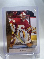 2023-24 Upper Deck Series 1 Dustin Wolf RC 1994-95 Die Cut Retro #RDT-8 GOLD
