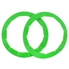 Silicone Pie Crust Shields 2pk, Adjustable Pie Baking Protectors, Green