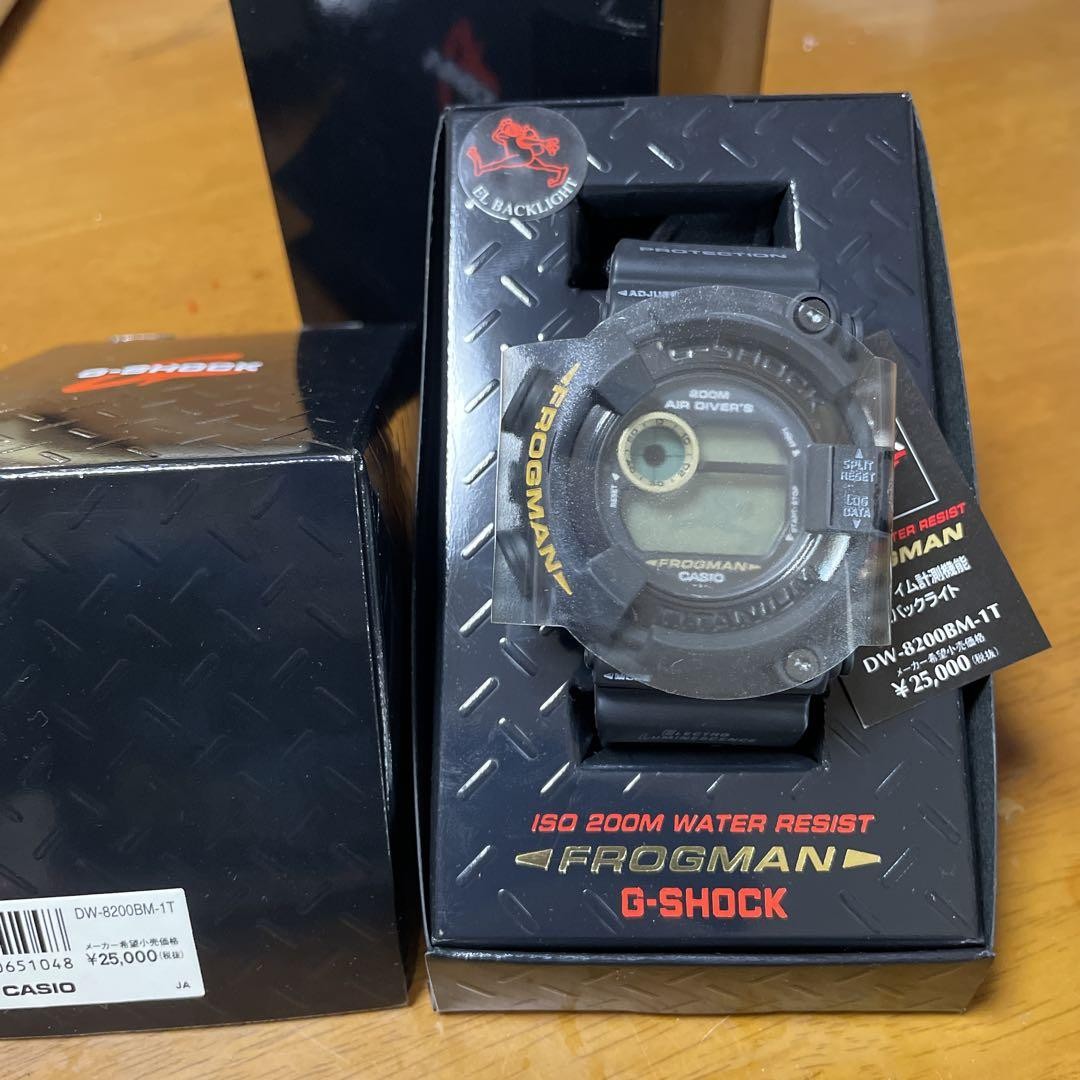 CASIO Gショック DW-8200BM-1T フロッグマン メインブラック2 CASIO G