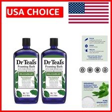 Relaxing Eucalyptus  Spearmint Foaming Bath with Pure Epsom Salt - 34 fl oz Duo