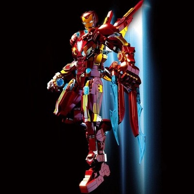 Iron Man MK50 Mecha Robot Building Blocks 1500+PCS Superhero MOC Toy Gift