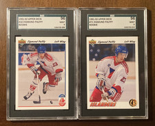 ZIGMUND PALFFY 1991-92 Upper Deck Rookie Combo SGC 9