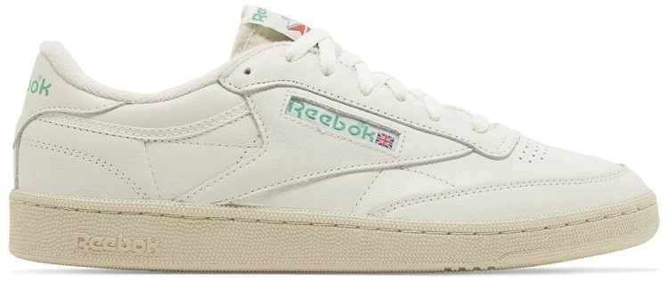 Men Reebok Club C 85 Vintage Shoes Sneakers Chalk White Green Sz 11.5 100000317 Men Reebok Club C 85 Vintage Shoes Sneakers Chalk White  main image 3
