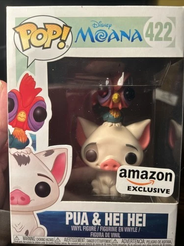 Funko Pop! Pua & Hei Hei #422 Disney Moana Amazon Exclusive Vinyl Figure