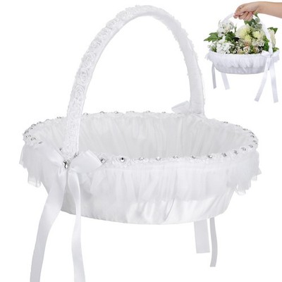 Blumenkinderkörbe Hochzeitskörbchen Handgefertigter Hochzeitskorb